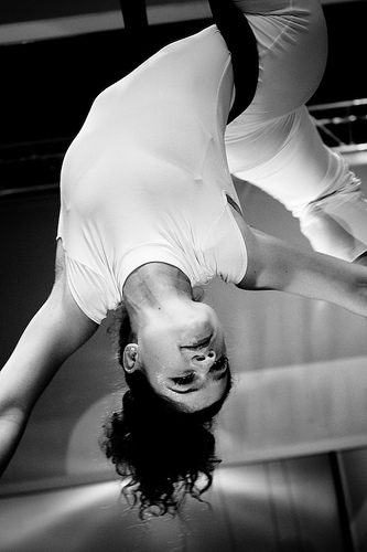 Downside up