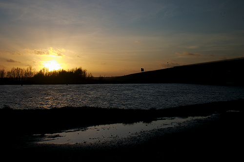 Stichtsebrug Zonsondergang Stichtsebrug Zonsondergang